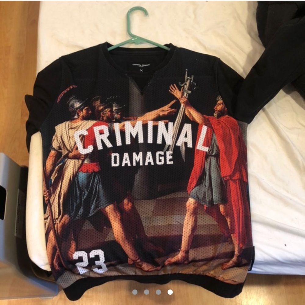 Criminal damage long sleeve top